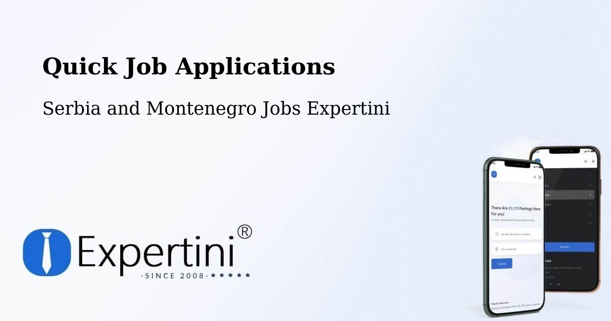 Quick Apply Feature – Corunna - Serbia and Montenegro Jobs Expertini
